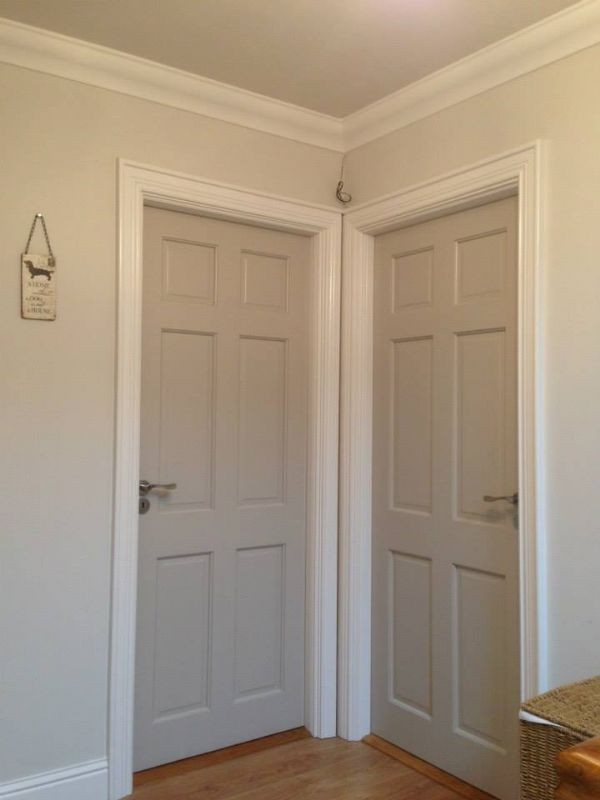 Oak Doors Oak Doors With Cream Architrave